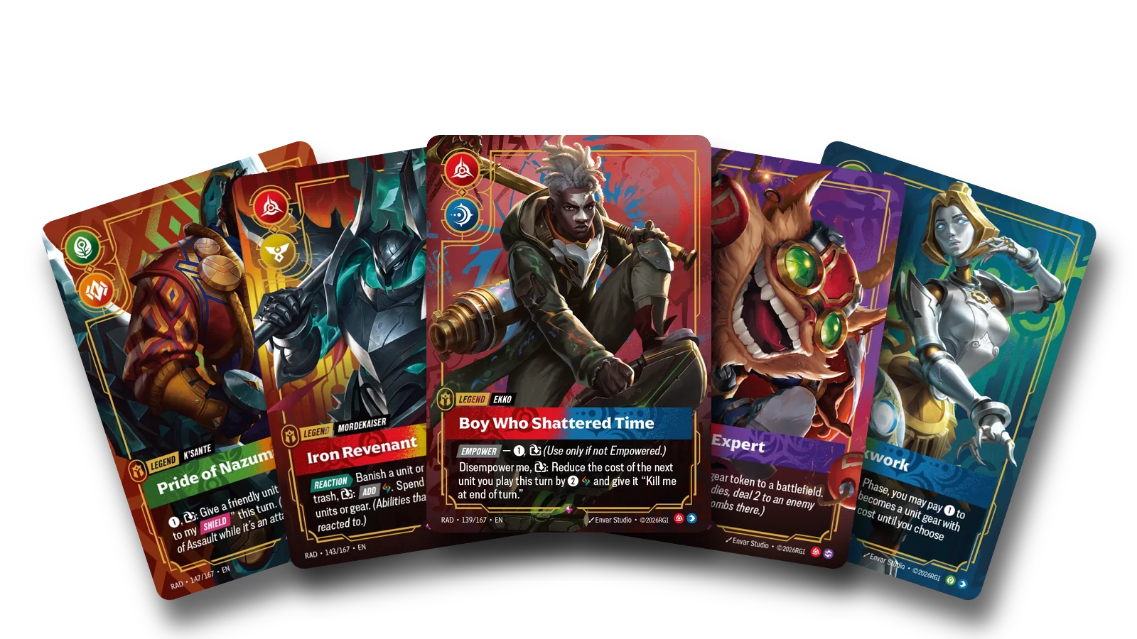 The Radiance Legends revealed so far