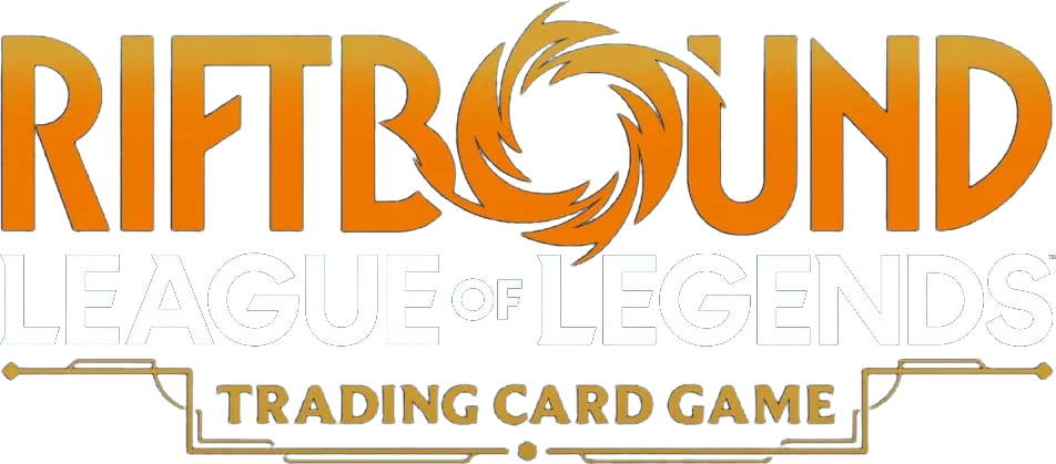 The logo of Riftbound: the League of Legends trading card game