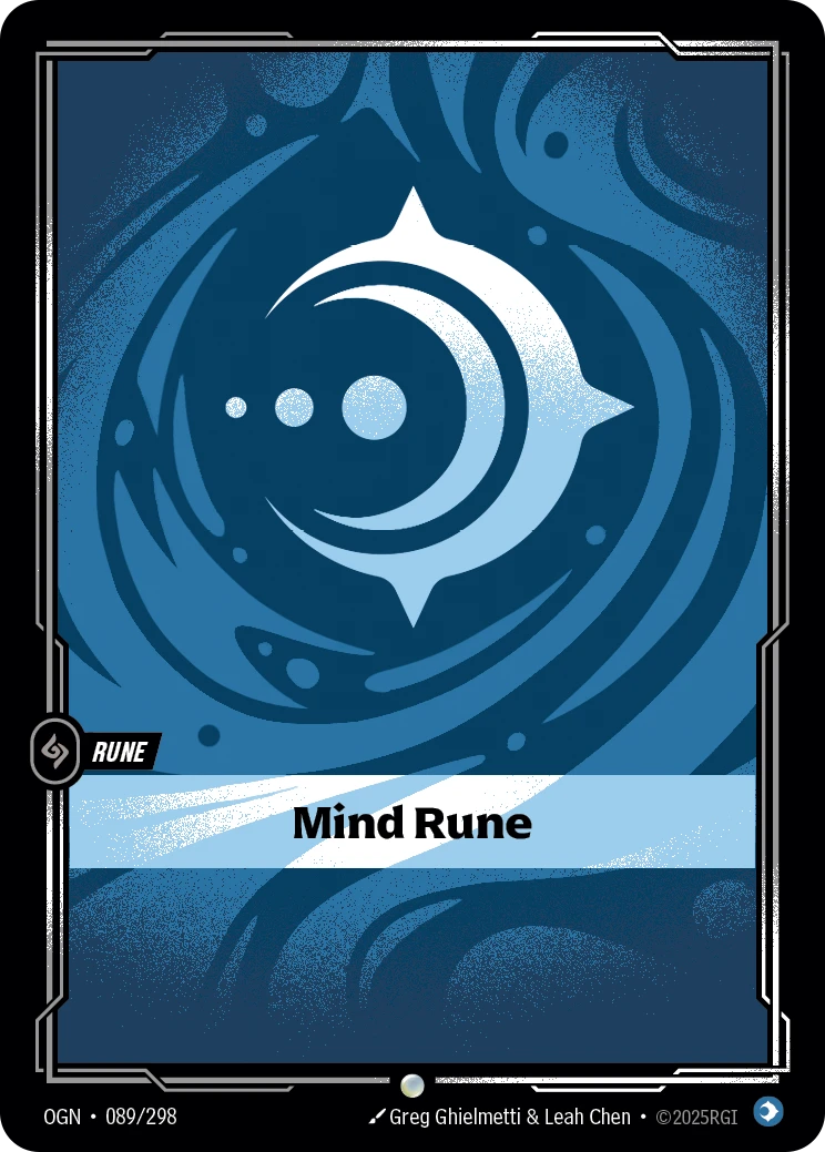 Riftbound Rune: Mind Rune.