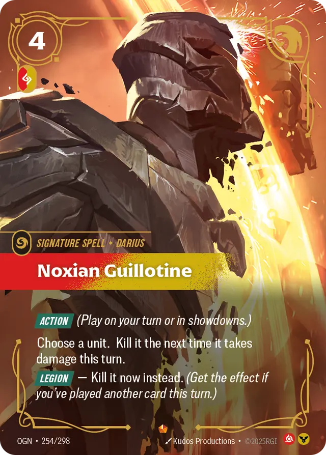 Noxian Guillotine, Darius