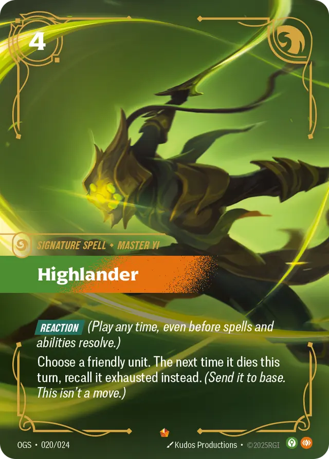 Highlander, Yi