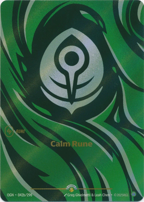 Riftbound Rune: Calm Rune.