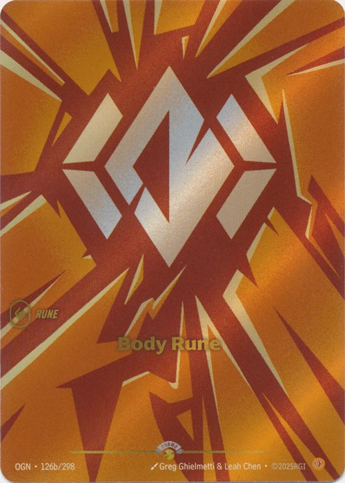 Riftbound Rune: Body Rune.
