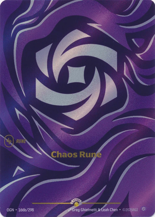 Riftbound Rune: Chaos Rune.