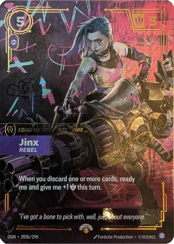 Jinx, Rebel, artwork from Promo cards