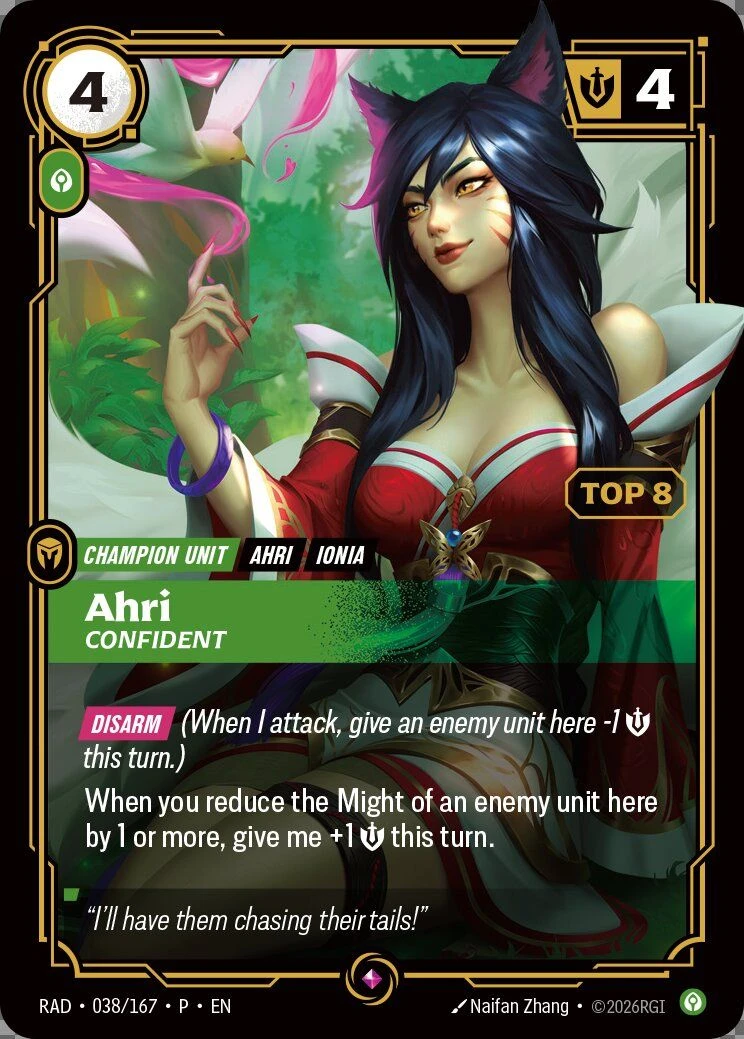 Ahri, Confident