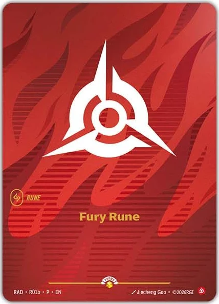 Riftbound Rune: Fury Rune.