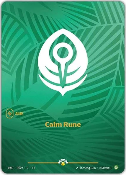 Riftbound Rune: Calm Rune.