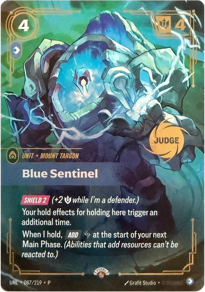 Blue Sentinel, Foil, front