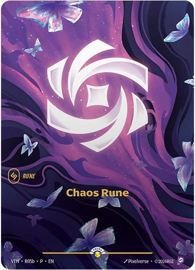 Riftbound Rune: Chaos Rune.