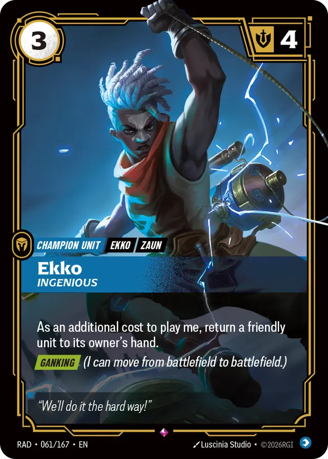 Ekko, Ingenious