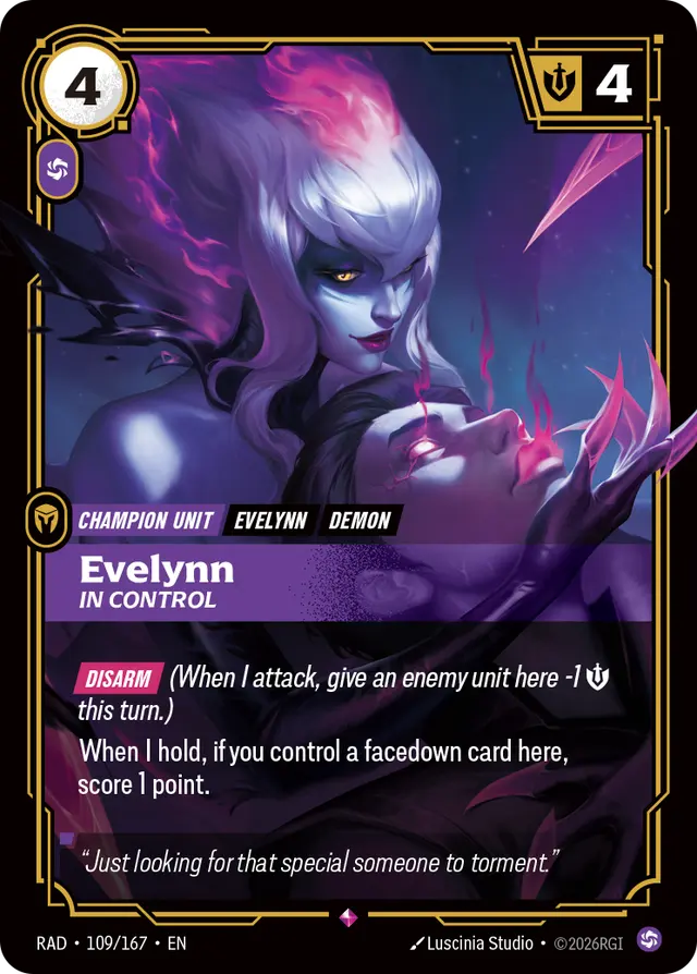Evelynn, In Control