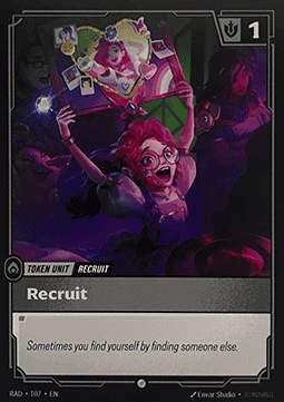 Riftbound Token Unit: Recruit.