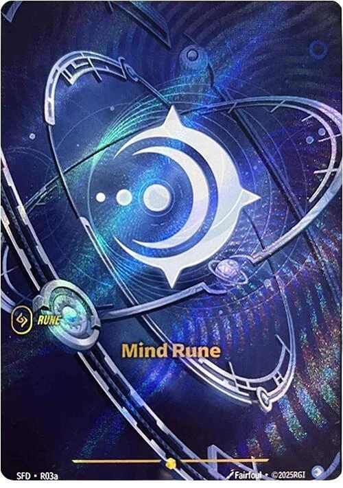 Riftbound Basic Rune: Mind Rune.