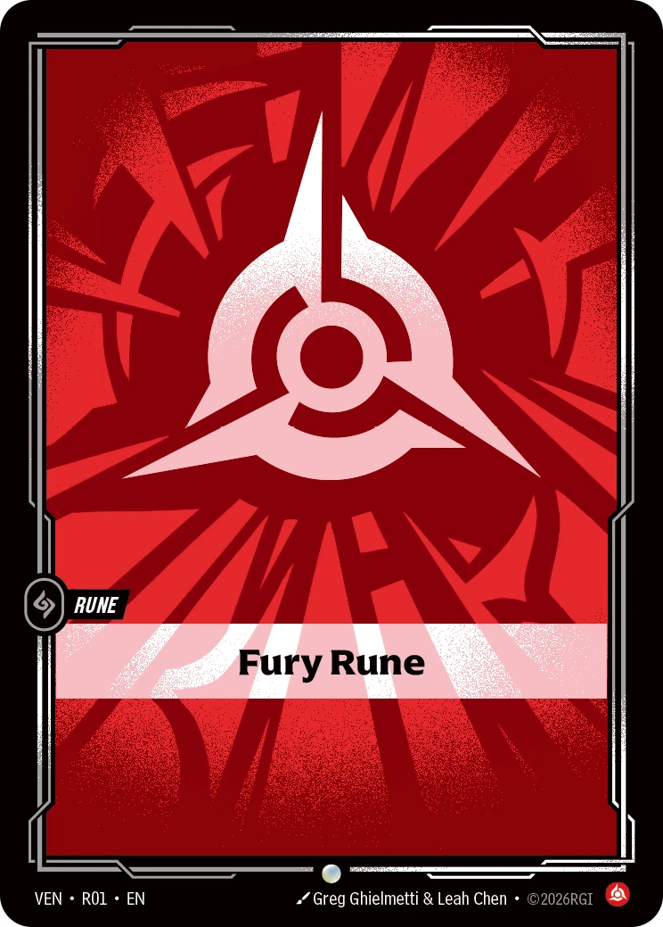 Riftbound Rune: Fury Rune.